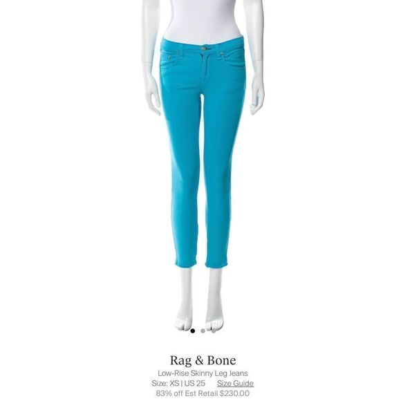 Rag & Bone Skinny Leg Jeans Size 25 - Picture 4 of 4